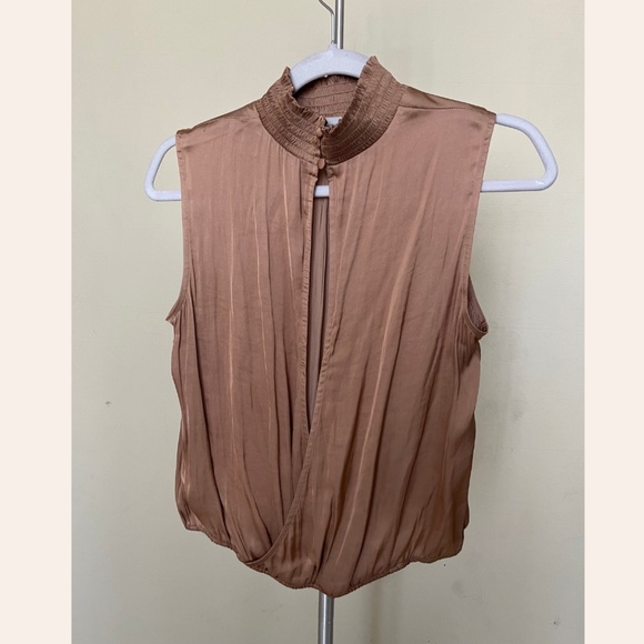 Express – Sleeveless Blouse (Size S, Color Tan) - Picture 2 of 4